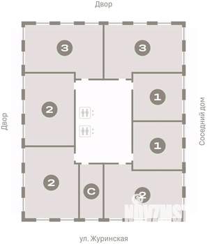 1-к квартира, вторичка, 46м2, 6/14 этаж