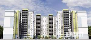 3-к квартира, строящийся дом, 75м2, 7/15 этаж