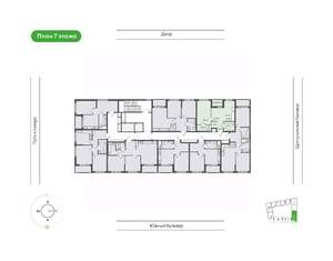 2-к квартира, вторичка, 46м2, 8/11 этаж