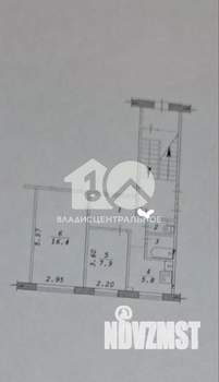 2-к квартира, вторичка, 40м2, 1/5 этаж