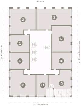 1-к квартира, вторичка, 45м2, 22/30 этаж