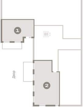 1-к квартира, вторичка, 70м2, 1/17 этаж