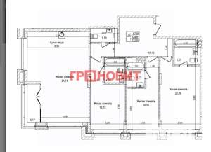 3-к квартира, вторичка, 130м2, 5/28 этаж