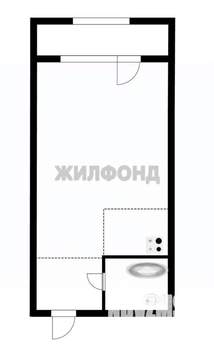 1-к квартира, вторичка, 20м2, 13/13 этаж