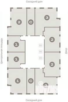 2-к квартира, вторичка, 60м2, 16/23 этаж