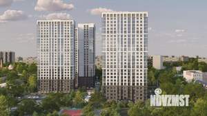 1-к квартира, строящийся дом, 38м2, 24/25 этаж