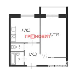 1-к квартира, вторичка, 32м2, 8/9 этаж