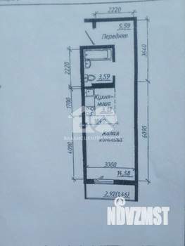 Студия квартира, вторичка, 26м2, 11/17 этаж