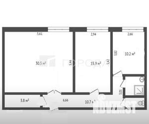 2-к квартира, вторичка, 75м2, 2/5 этаж