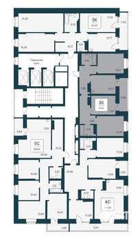 4-к квартира, вторичка, 110м2, 18/25 этаж