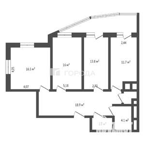3-к квартира, вторичка, 85м2, 14/26 этаж