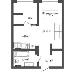 1-к квартира, вторичка, 37м2, 3/29 этаж
