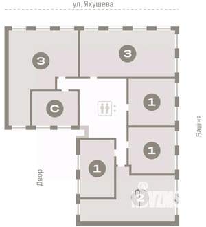 1-к квартира, вторичка, 40м2, 4/10 этаж