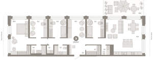 4-к квартира, вторичка, 172м2, 3/17 этаж
