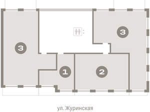 2-к квартира, вторичка, 70м2, 2/24 этаж