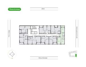 2-к квартира, вторичка, 59м2, 6/11 этаж