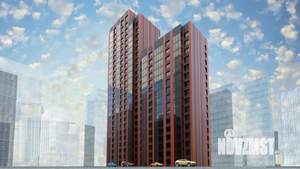 3-к квартира, строящийся дом, 61м2, 1/25 этаж