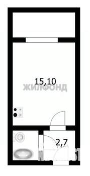 1-к квартира, вторичка, 21м2, 3/10 этаж