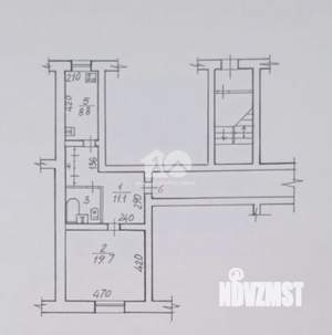 1-к квартира, вторичка, 44м2, 1/5 этаж