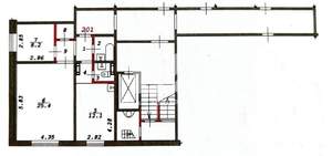 2-к квартира, вторичка, 58м2, 10/10 этаж