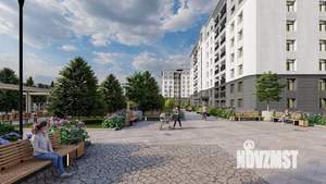 1-к квартира, строящийся дом, 43м2, 6/8 этаж