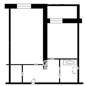 1-к квартира, вторичка, 47м2, 3/17 этаж