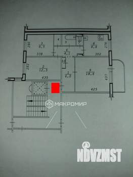 3-к квартира, вторичка, 65м2, 7/10 этаж