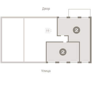 2-к квартира, вторичка, 56м2, 2/12 этаж