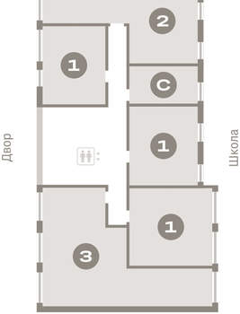 2-к квартира, вторичка, 63м2, 5/23 этаж