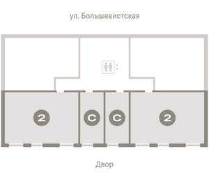 Студия квартира, вторичка, 24м2, 2/17 этаж