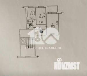 2-к квартира, вторичка, 43м2, 7/9 этаж