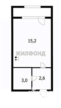1-к квартира, вторичка, 21м2, 7/10 этаж