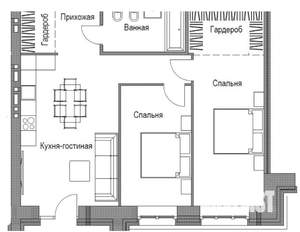 3-к квартира, вторичка, 74м2, 4/10 этаж