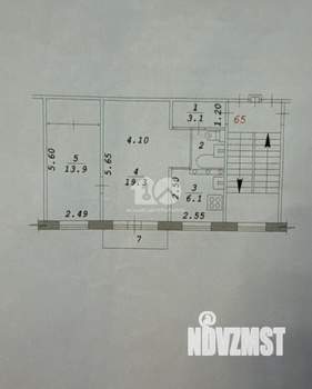 2-к квартира, вторичка, 45м2, 2/5 этаж
