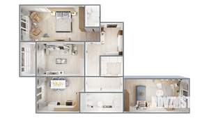 3-к квартира, вторичка, 91м2, 11/17 этаж