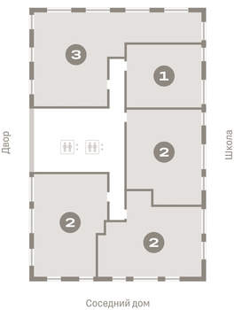 1-к квартира, вторичка, 50м2, 11/23 этаж