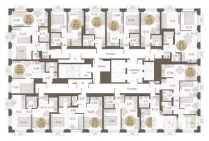 2-к квартира, вторичка, 37м2, 22/31 этаж