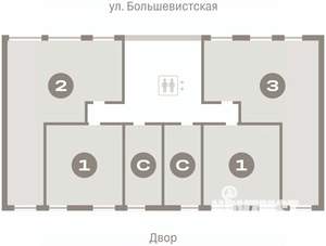 Студия квартира, вторичка, 24м2, 5/8 этаж