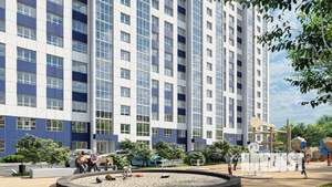 1-к квартира, строящийся дом, 30м2, 7/17 этаж