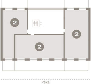 2-к квартира, сданный дом, 90м2, 2/11 этаж