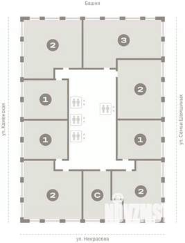 3-к квартира, вторичка, 91м2, 25/30 этаж