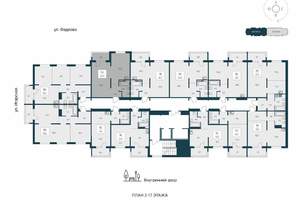 1-к квартира, вторичка, 45м2, 12/17 этаж