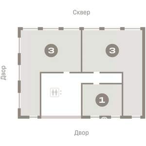 3-к квартира, вторичка, 94м2, 4/7 этаж