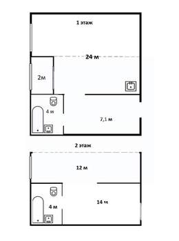 2-к квартира, вторичка, 60м2, 8/8 этаж