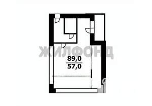 2-к квартира, вторичка, 89м2, 12/14 этаж