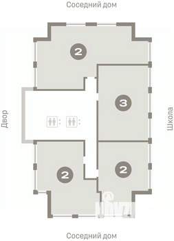 2-к квартира, вторичка, 127м2, 14/14 этаж