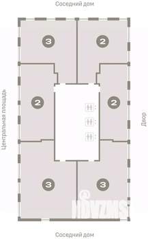 2-к квартира, вторичка, 84м2, 8/23 этаж