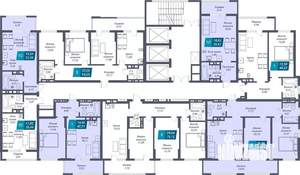 3-к квартира, строящийся дом, 75м2, 8/25 этаж