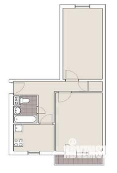 2-к квартира, вторичка, 44м2, 5/5 этаж