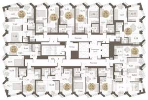 3-к квартира, вторичка, 52м2, 27/31 этаж